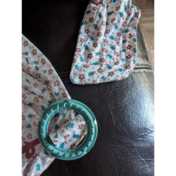 40s Calico Pinafore Dress: Vintage Floral Sundress - Picture 15 of 16